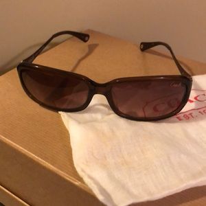 Coach Harriet Sunglasses. Authentic. Brown